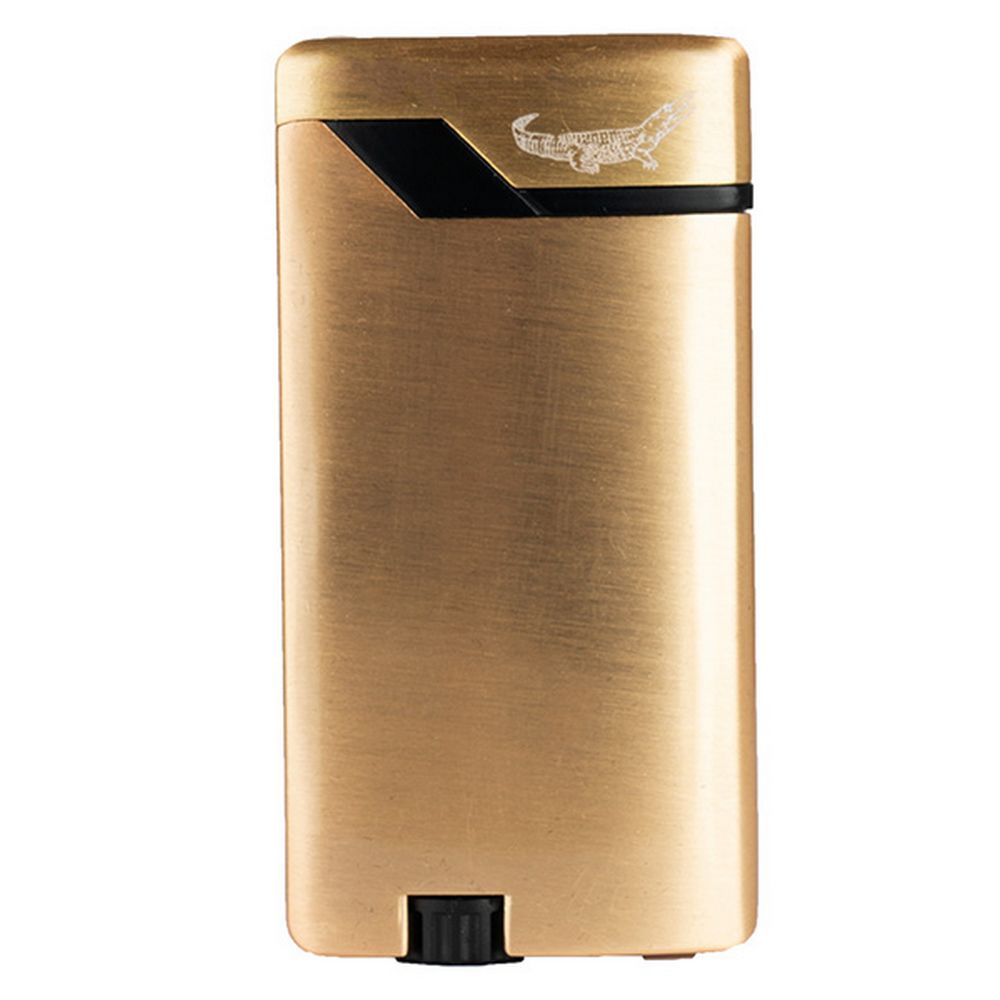 Formula Crocodile Flat Flame Jet Lighter - Guld