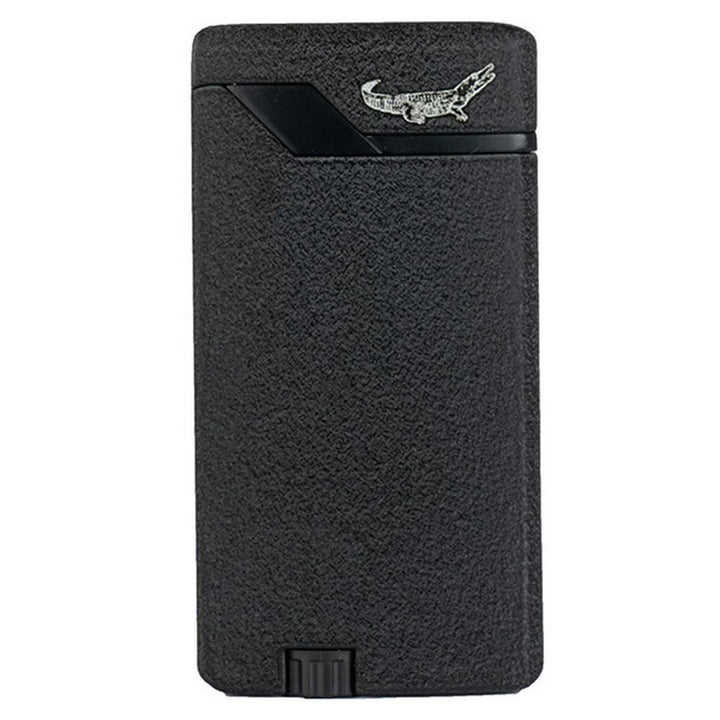 Formel Crocodile Flat Flame Jet Lighter - Black Stone