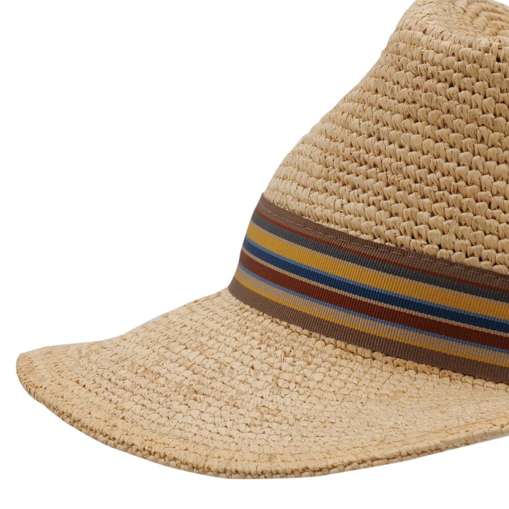 MJM Stone – Rå Raffia Traveller Straw Hat - UPF50+