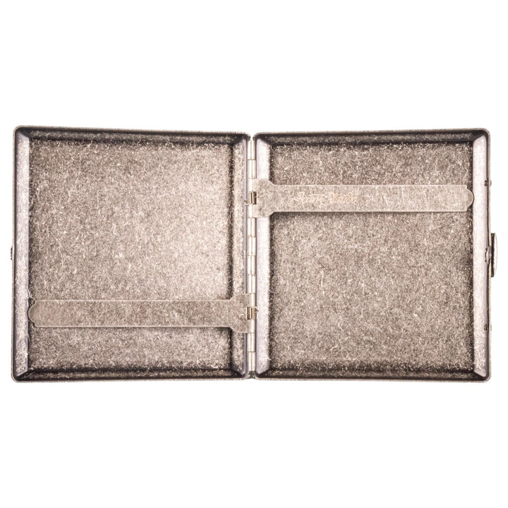 Antik Sølv Cigaret Etui til 18 King Size Cigaretter