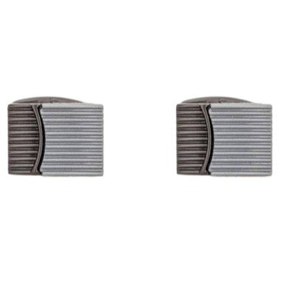 Manchetknapper Kreative Designs – 100% Rhodium – model Sølvbog - Manchetknapper fra Núñez de Arenas hos The Prince Webshop
