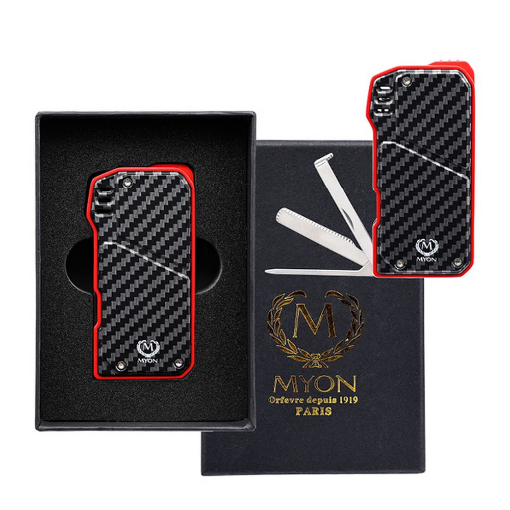 Myon Racing Red Pibe Lighter med Værktøj