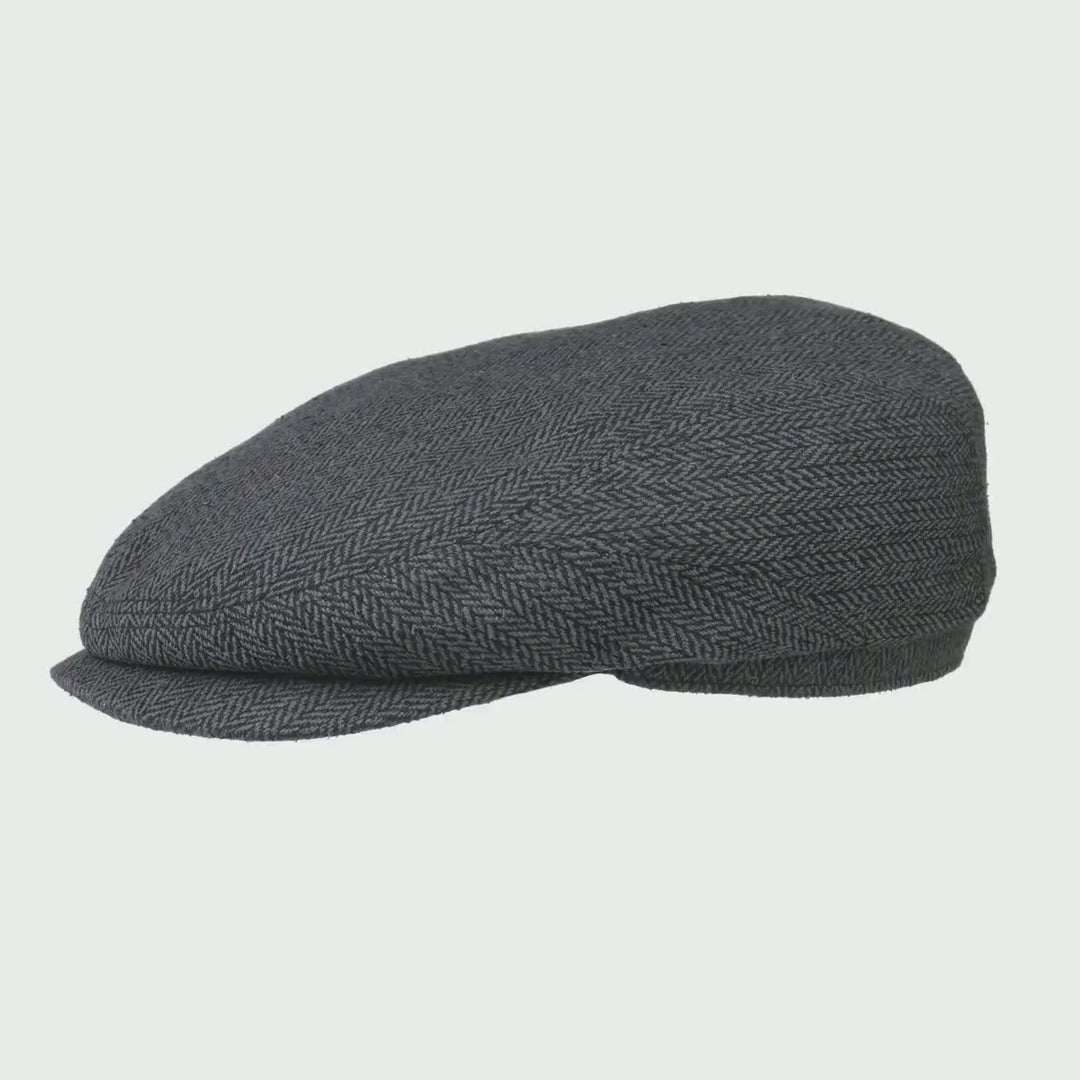 Stetson Driver Cap Silk - Ljusgrå fiskben