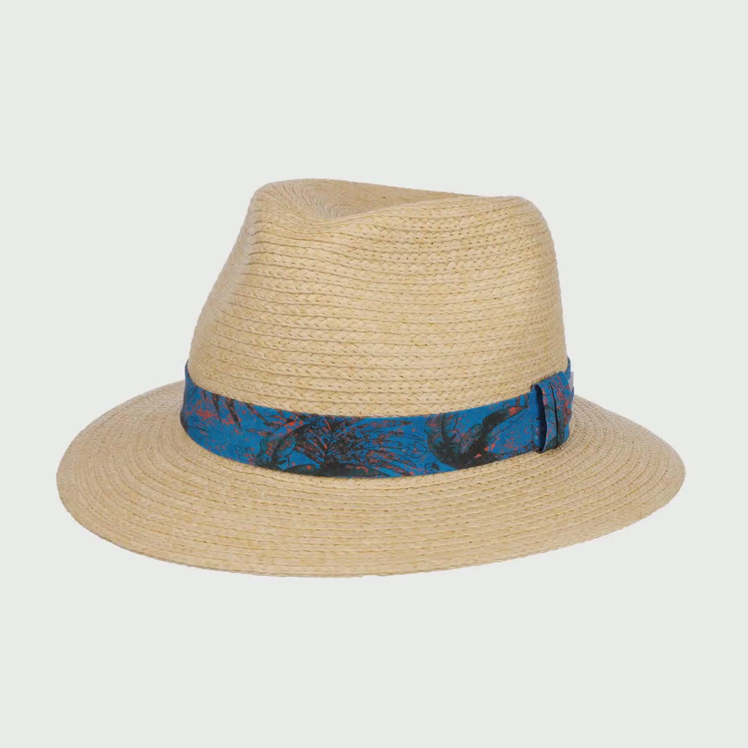 Stetson Traveler Raffia Sustainable Straw Hat