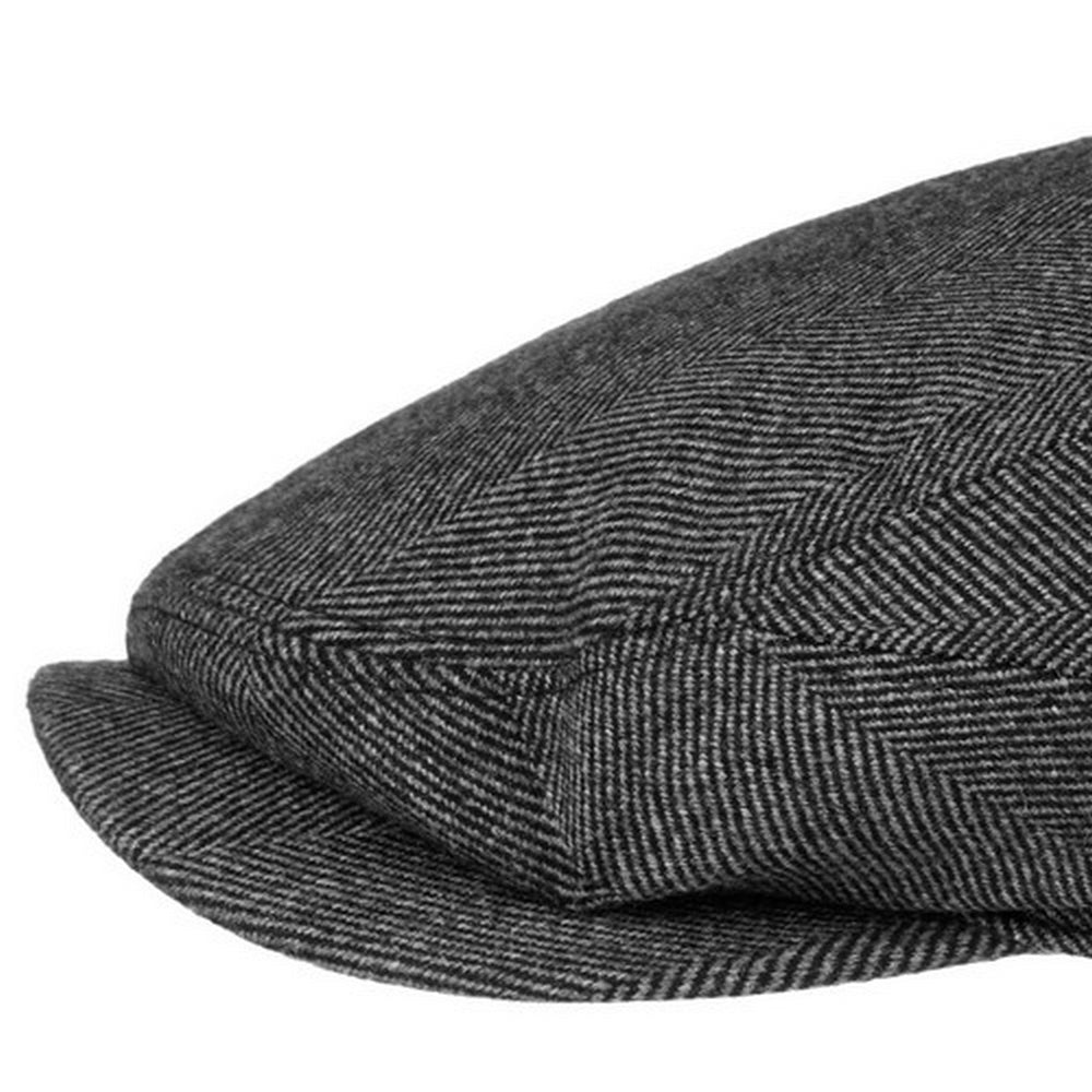 STETSON DRIVER CAP SUSTAINABLE CASHMERE HERRINGBONE