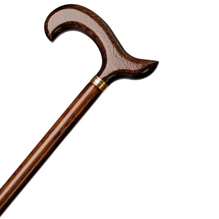 Stok med træhåndtag og skaft i bøgetræ