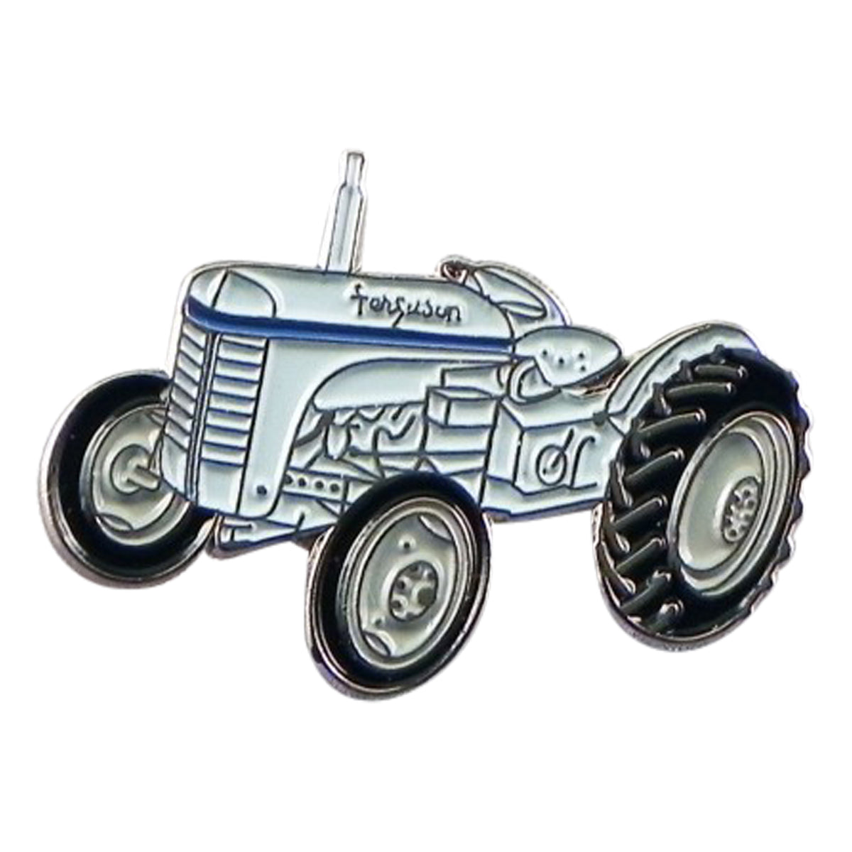 Farmers Classic Retro Tractor Metal Emalj Lapel Pin Badge