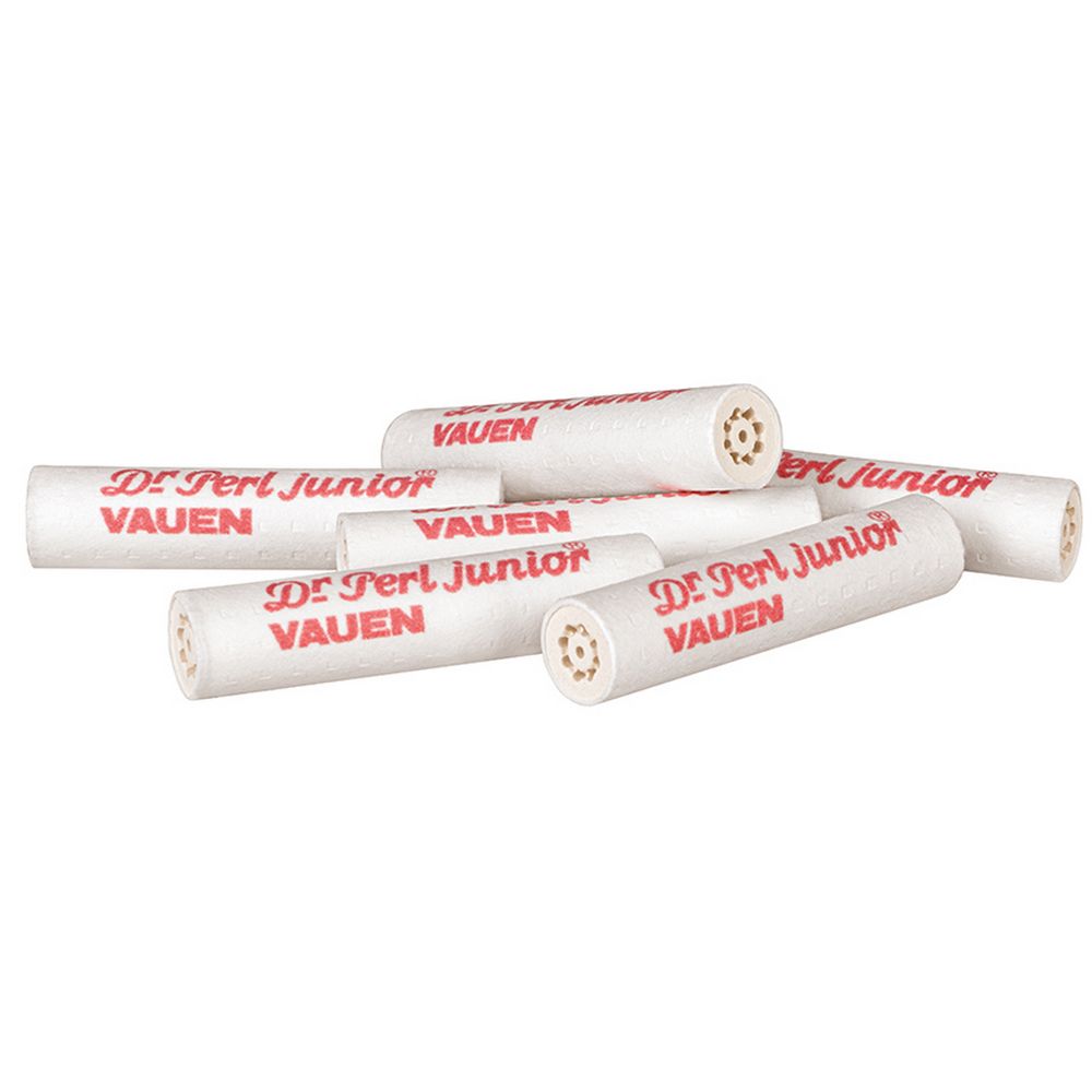 Vauen Dr Perl Junior 9 mm Aktivt Kul Filter til Pibe - 180 stk - Pibe Tilbehør fra Dr. Perl hos The Prince Webshop