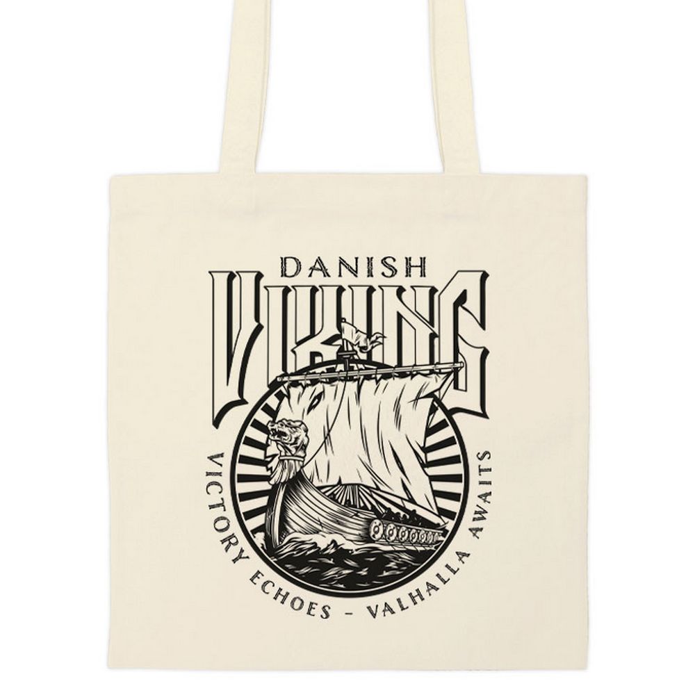 Danish VIKING Mulepose - Natur - Tasker fra Memories of Denmark hos The Prince Webshop