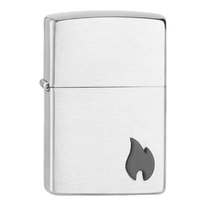 ZIPPO Lighter 200 Black Flame Emblem