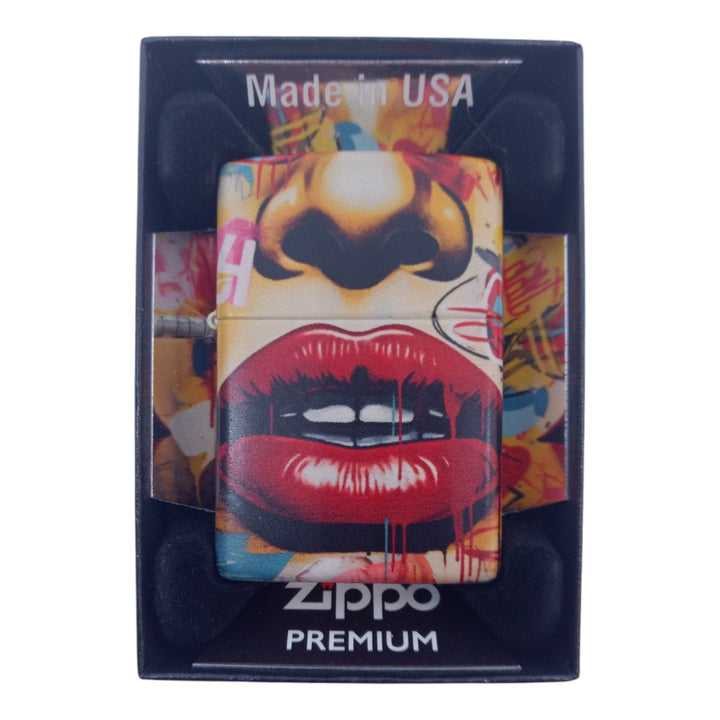 Zippo Premium 60007208 Street Art Face Design