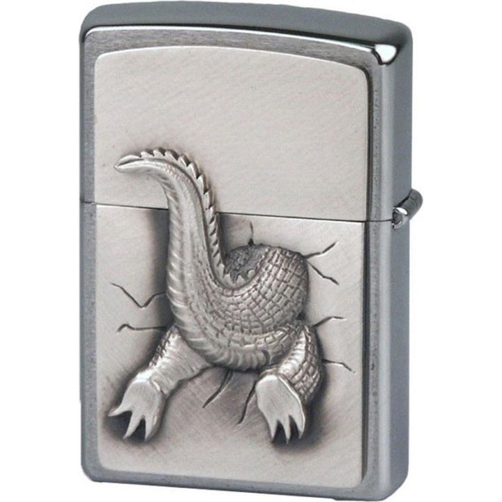 Zippo Gator tändare i trälåda med spegel