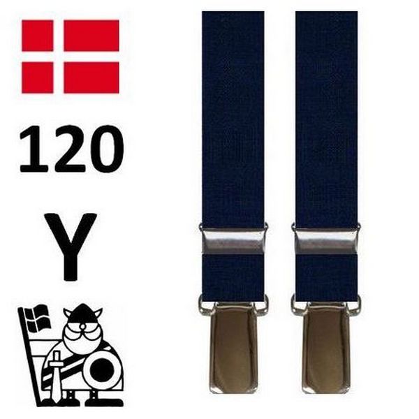 Mørkeblå Smalle Hipster Seler - Seler fra SCANBELT Shooster hos The Prince Webshop