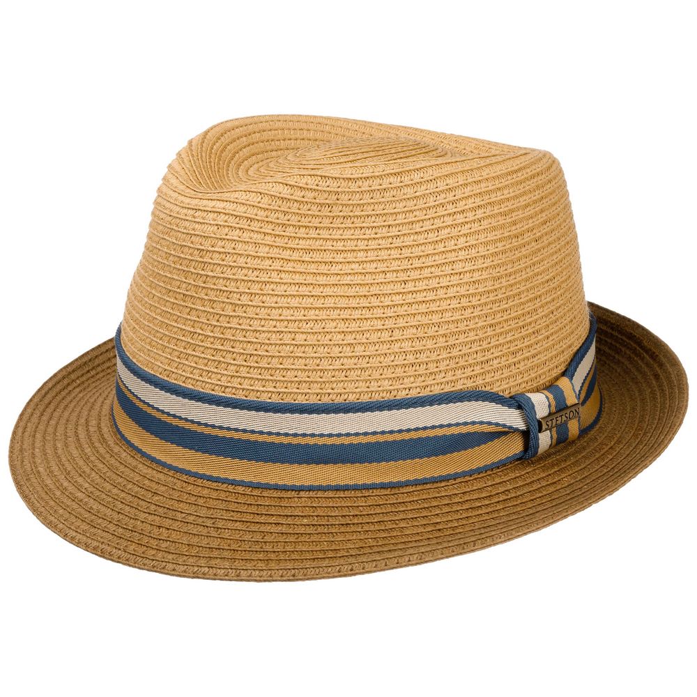 Stetson Trilby Toyo Strå Sommerhat - Natur / Biscotto - Hat fra Stetson hos The Prince Webshop