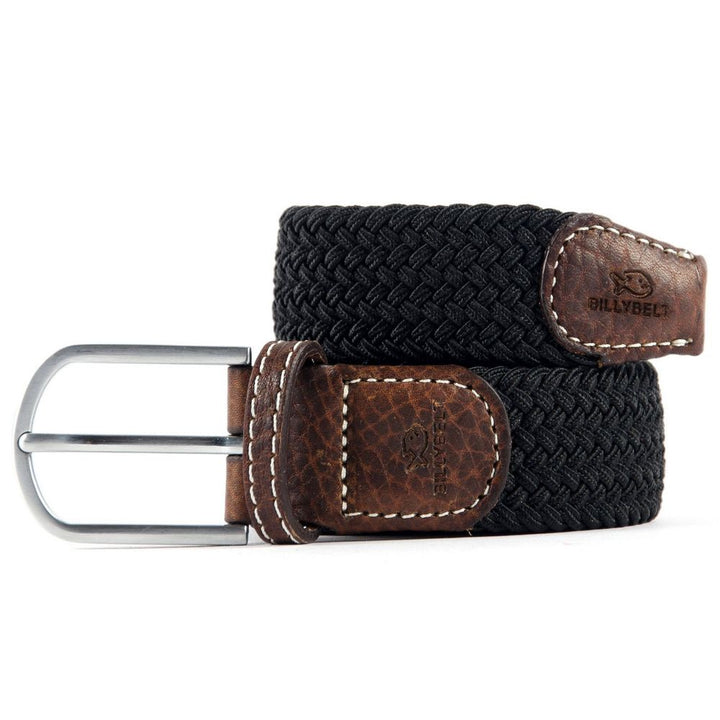 Billybelt Black Woven Elastic Belt - Elastisk Komfort Bælte - Bælte fra Billybelt hos The Prince Webshop