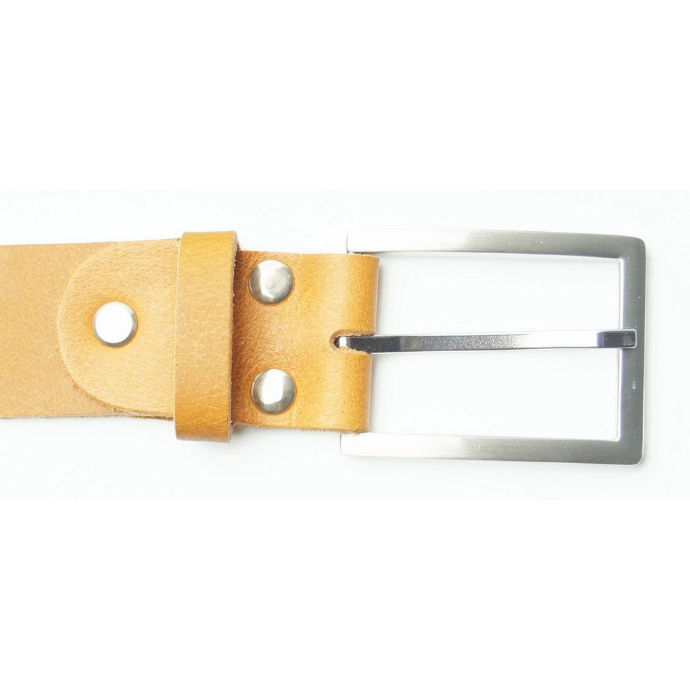 Læder Bælte - Calvin - Cognac - Bælte fra The Leather Belt Co. hos The Prince Webshop