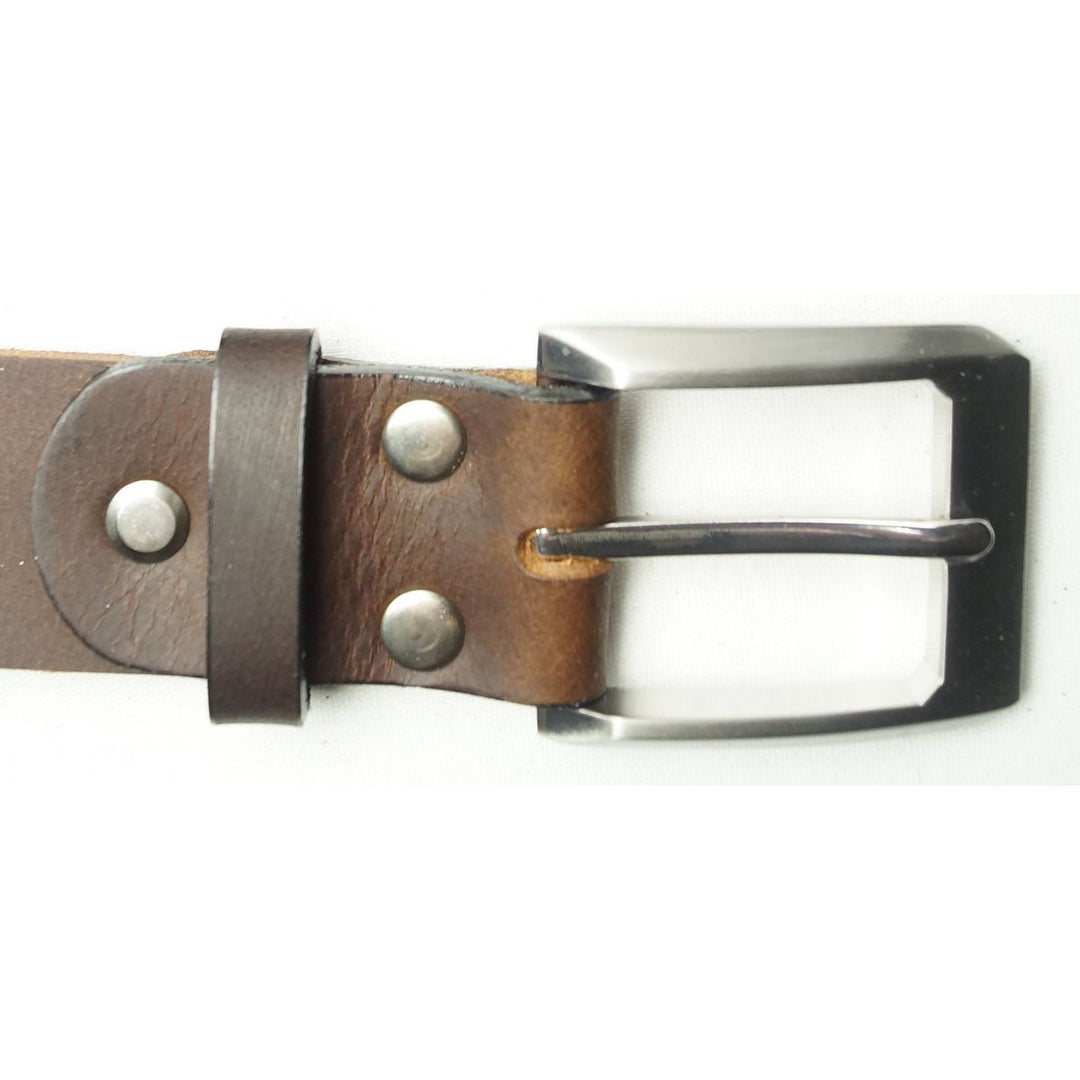 Læder Bælte - Jack - Mørkebrunt - Bælte fra The Leather Belt Co. hos The Prince Webshop