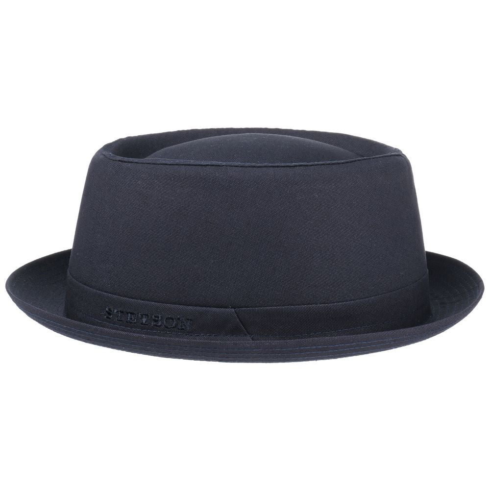 Stetson Pork Pie Cotton Navy - Hat fra Stetson hos The Prince Webshop