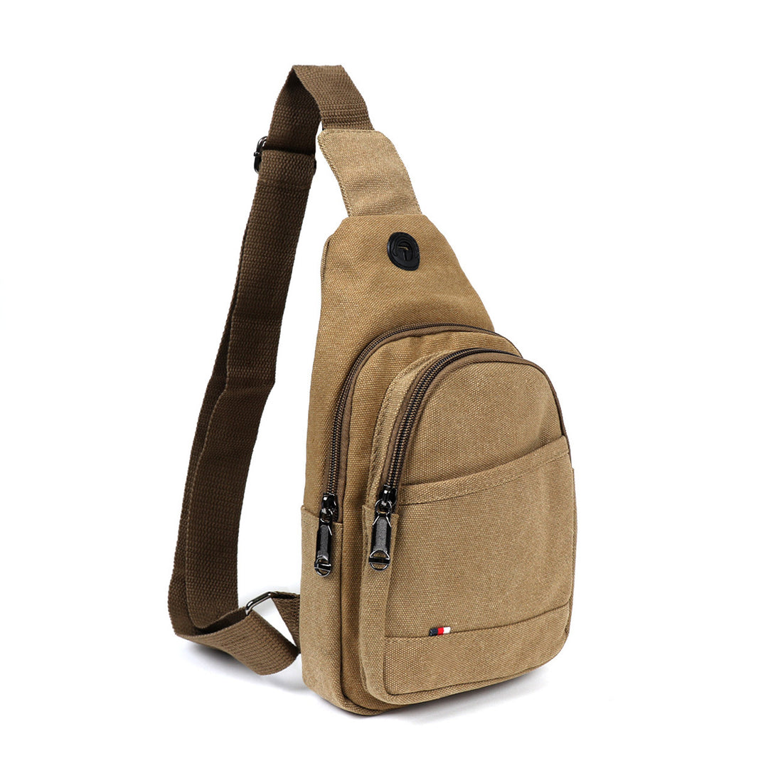 Canvas Crossbody Sling Bag - Funktionel Taske i 4 Farver - Taske fra Westend hos The Prince Webshop