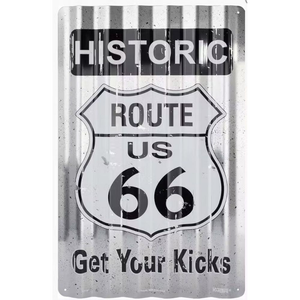 Retroworld Metalskilt Historic Route 66 - Metalskilt fra Retroworld hos The Prince Webshop