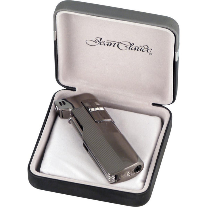 Pibe Piezo Lighter Jean Claude "Glasgow" med Værktøj - Gunmetal - Lighter fra Jean Claude hos The Prince Webshop