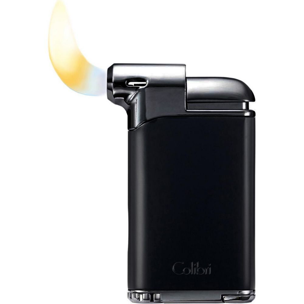 COLIBRI piezo pibe lighter "Pacific II" black/antracit - Lighter fra Colibri hos The Prince Webshop