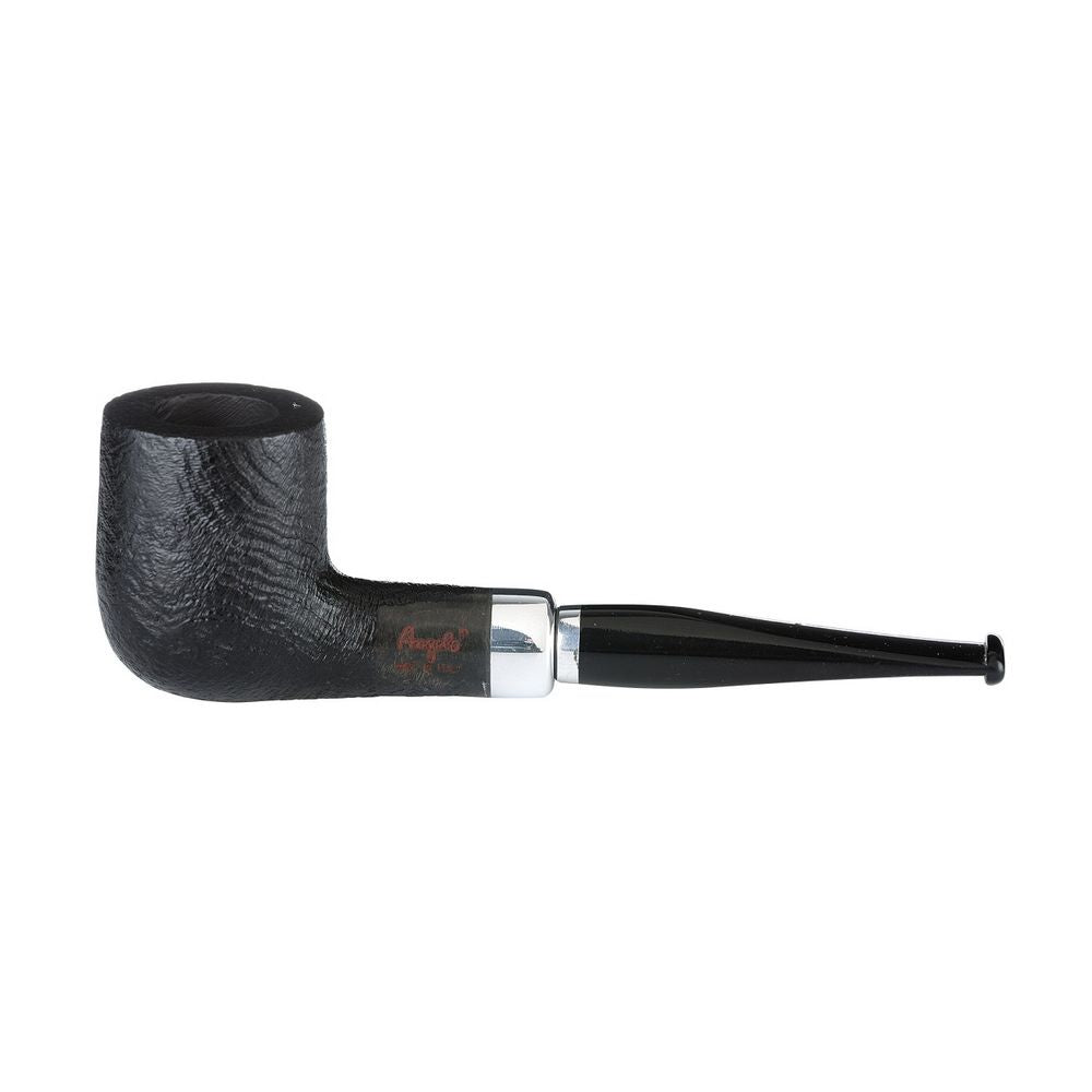 Angelo Lux Pipe - Black Mat Rustic - Right With Ring