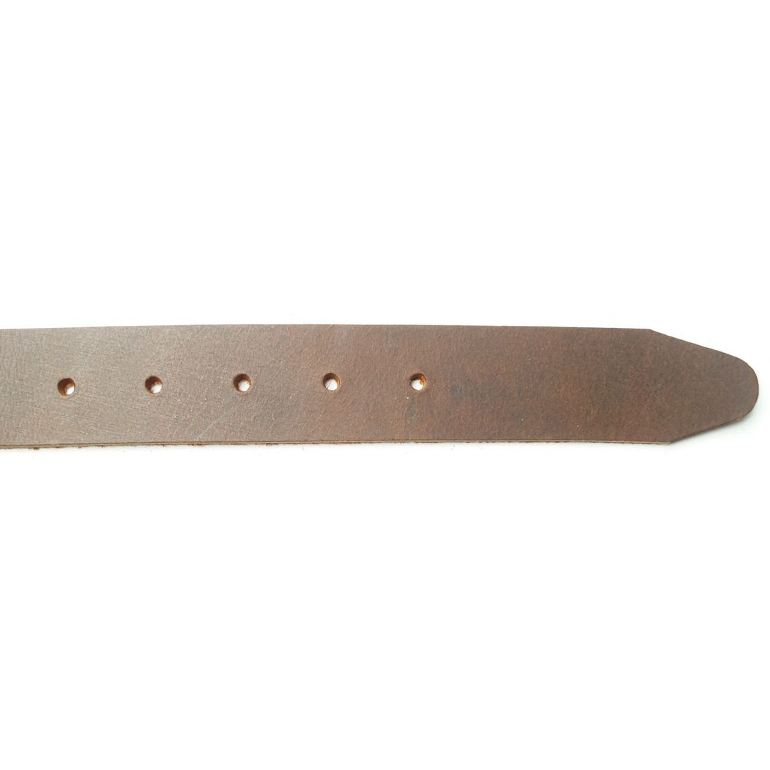 Læder Bælte - Fred - Mørkebrunt - Bælte fra The Leather Belt Co. hos The Prince Webshop