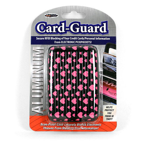 Aluminium Card-Guard Kortholder - Hearts - Kortholder fra Card Guard hos The Prince Webshop