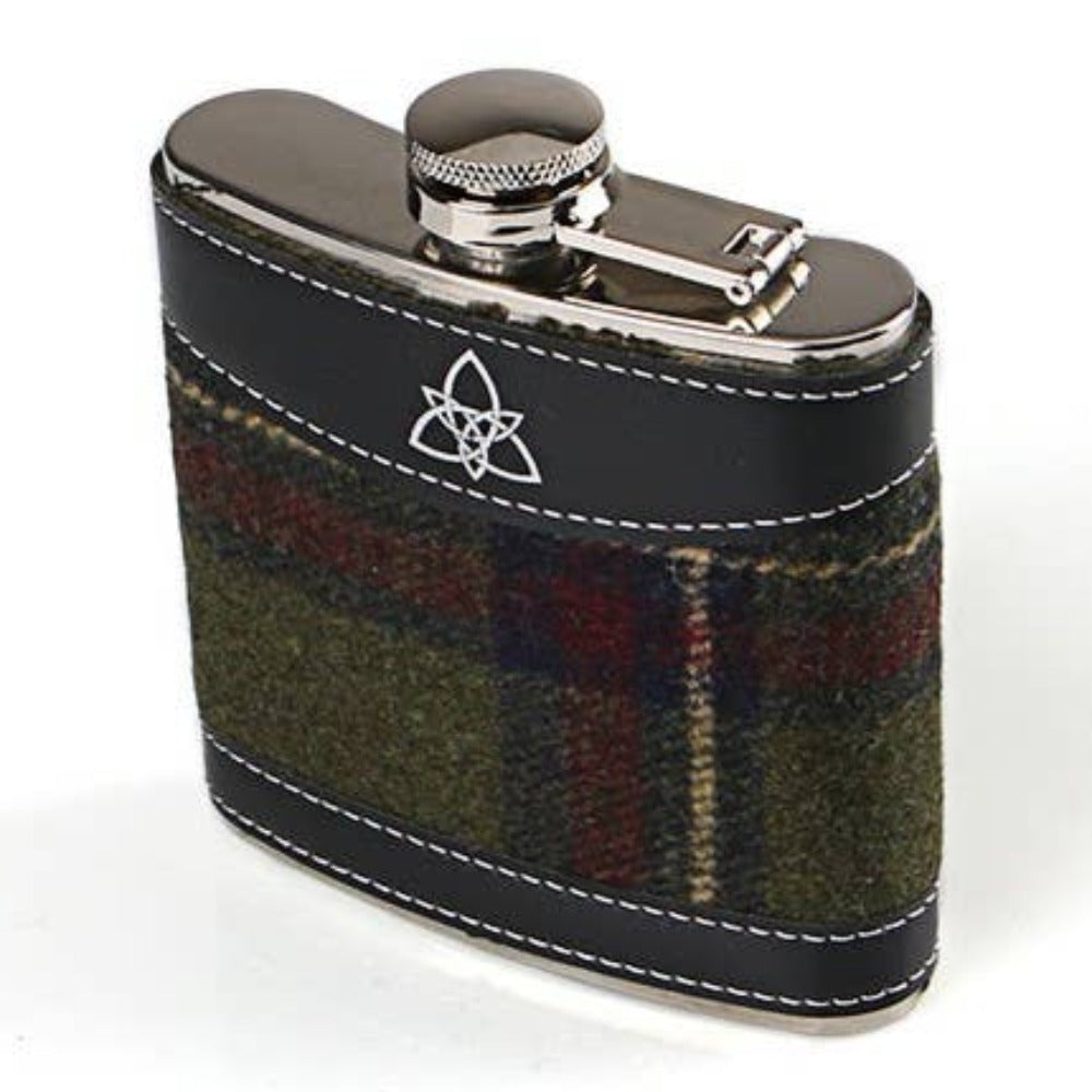 Celtic Ore 18 cl Lommelærke - Green Classic Tweed - Lommelærke fra Celtic Ore Tweed hos The Prince Webshop