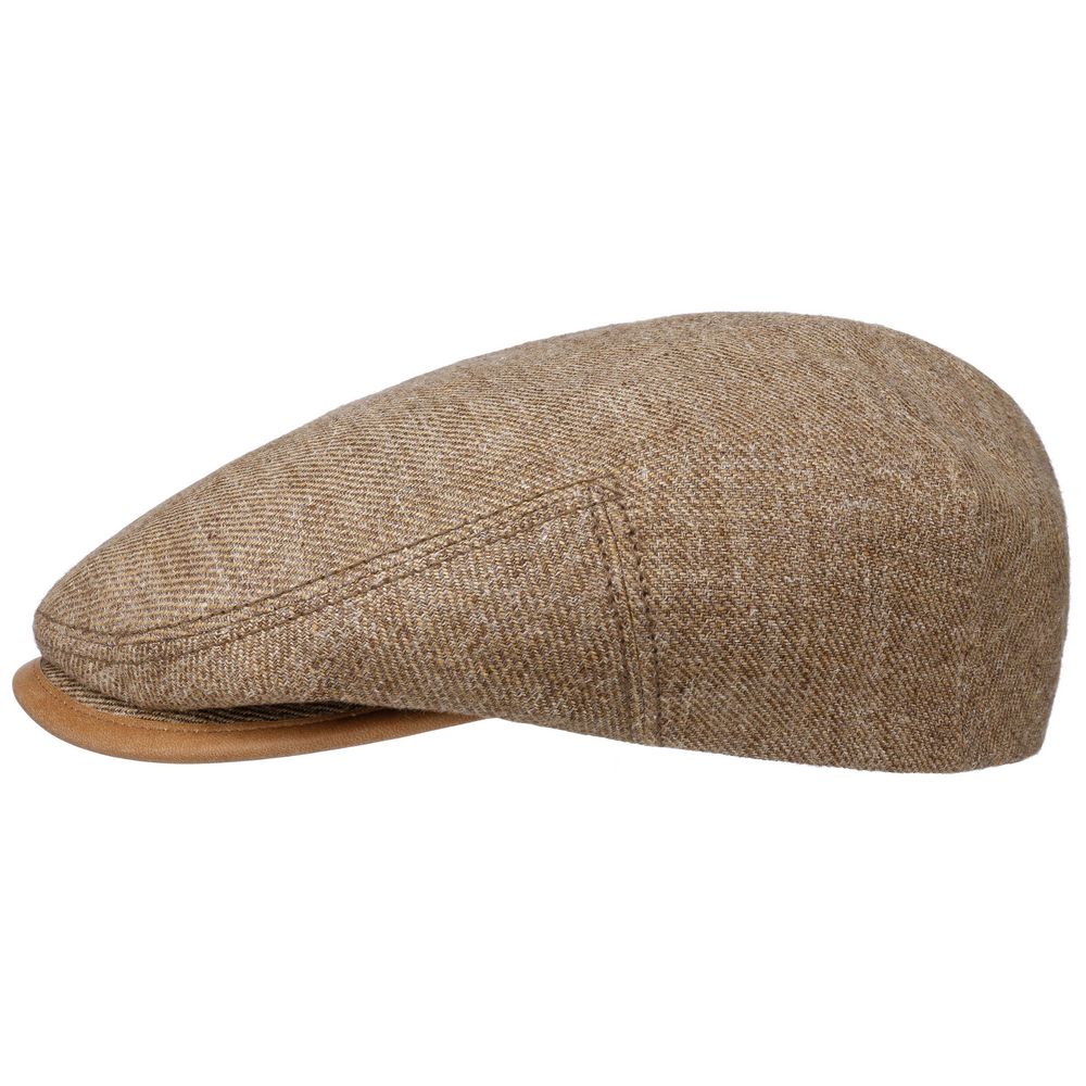 Stetson Driver Cap modell KENT brunt linne - Flat Cap från Stetson på The Prince Webshop