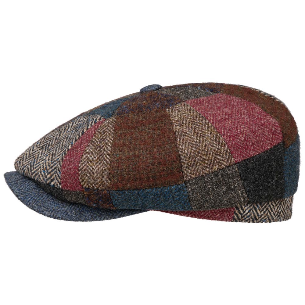 Stetson Hatteras Patchwork Uld Flat Cap - Flat Cap fra Stetson hos The Prince Webshop