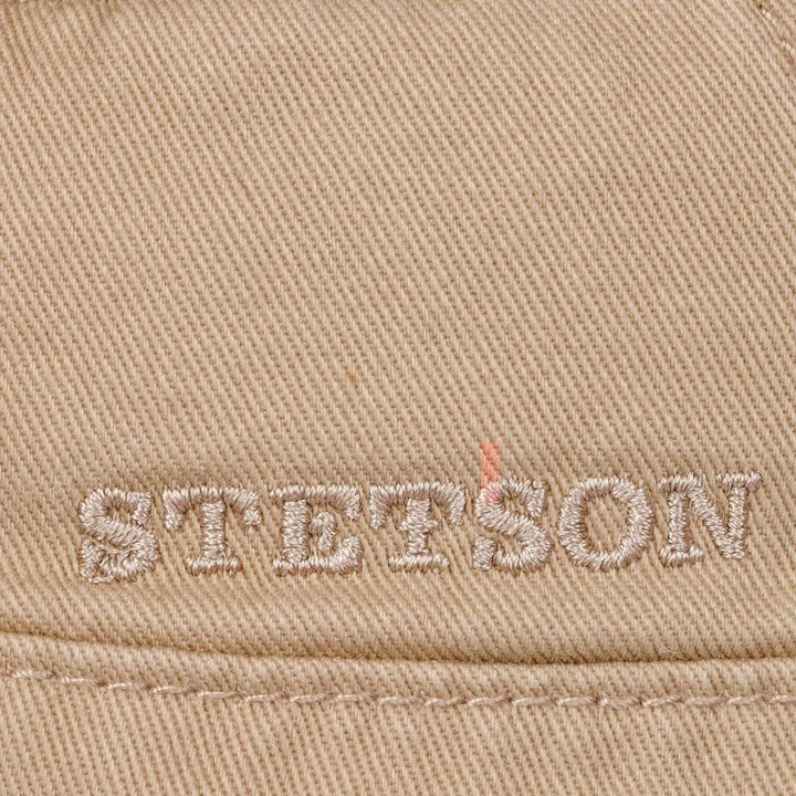 Sandfarvet Stetson Army Cap i 100% Bomuld - Army Cap fra Stetson hos The Prince Webshop