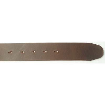 Mørkebrunt Læder Bælte model Paul - Bælte fra The Leather Belt Co. hos The Prince Webshop
