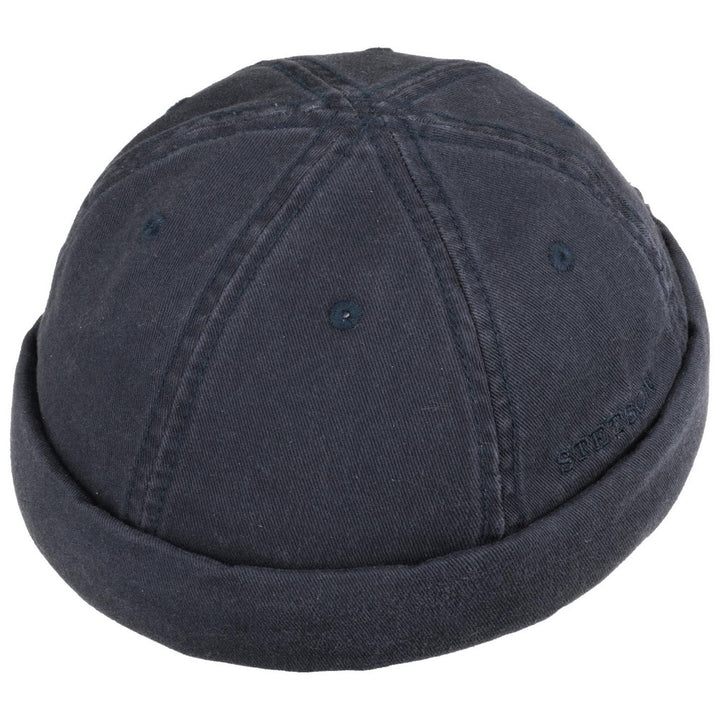 Stetson Docker Cotton - Navy Bomulds Hue - Hue fra Stetson hos The Prince Webshop