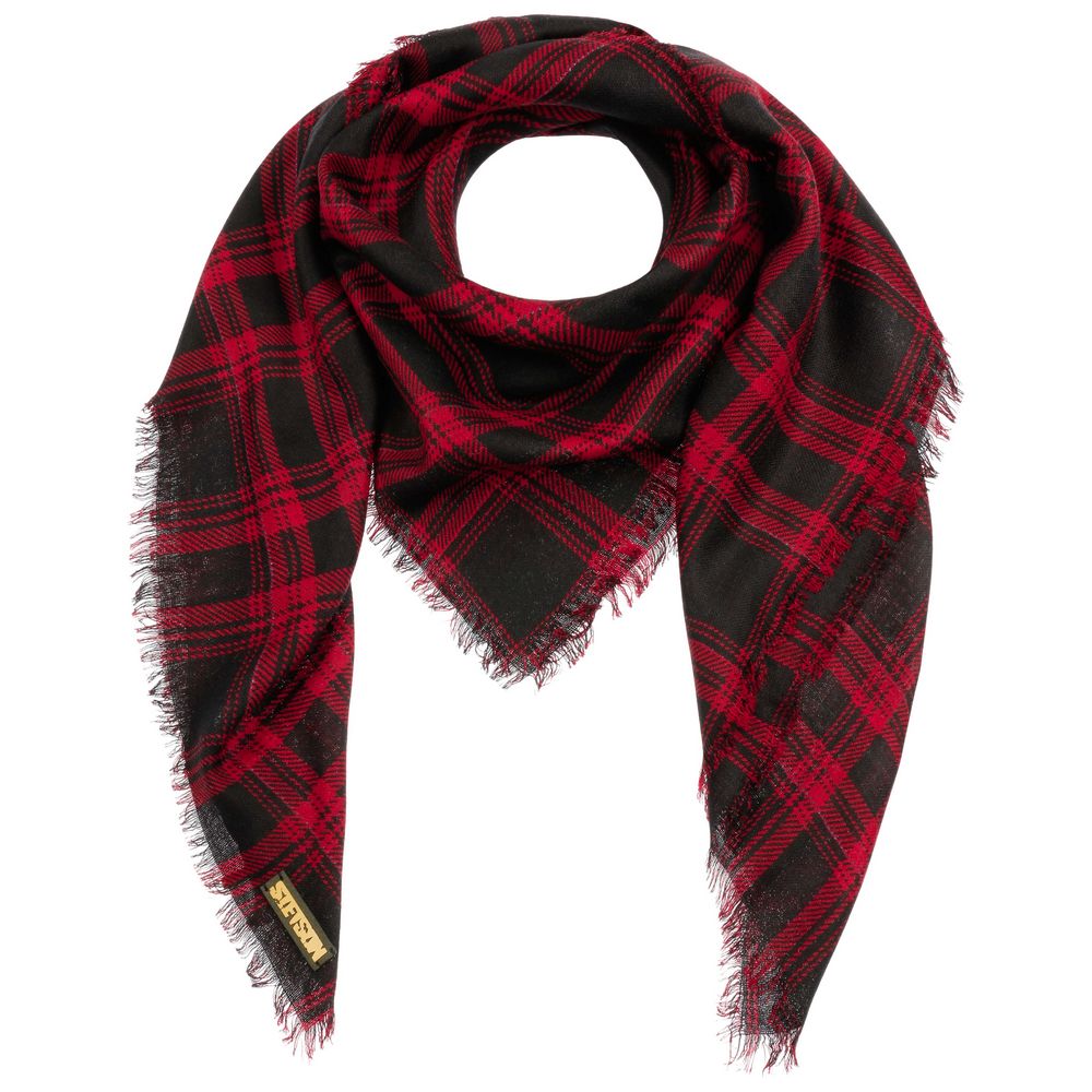 Stetson Scarf Shadow Plaid - skotskternet uld tørklæde - Halstørklæde fra Stetson hos The Prince Webshop