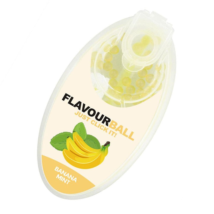 100 stk Banana Mint Flavour Balls i Pod - Aroma Kugler fra FLAVOUR BALLS hos The Prince Webshop