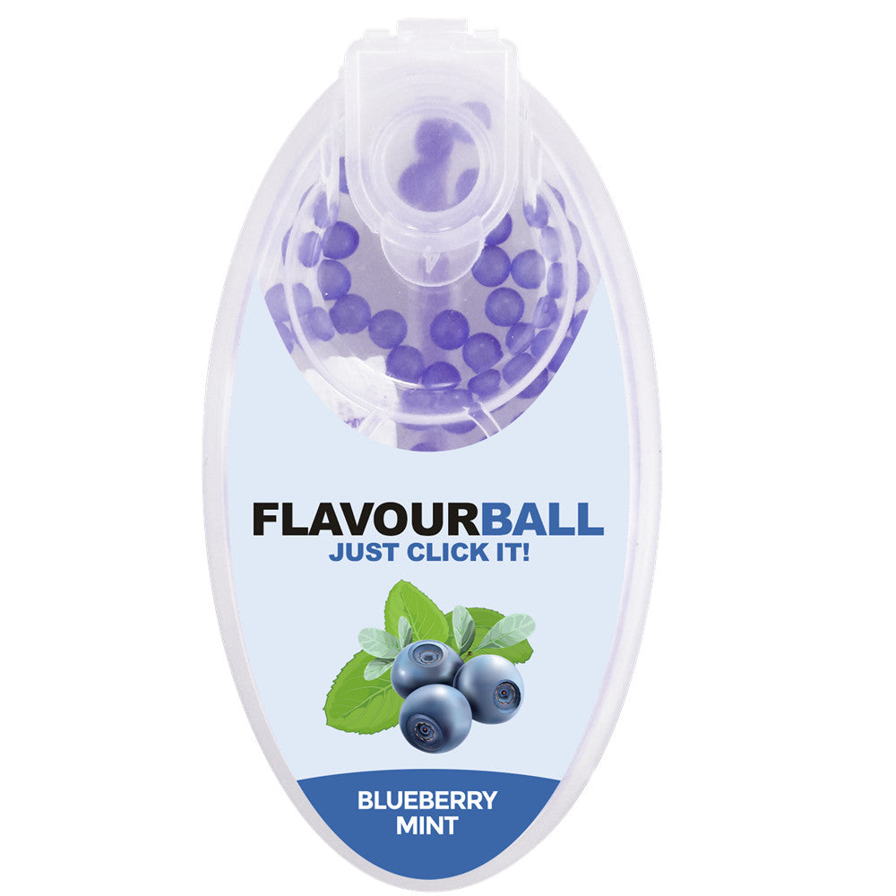 100 stk Cool Blueberry Mint Flavour Balls i Pod - Aroma Kugler fra FLAVOUR BALLS hos The Prince Webshop