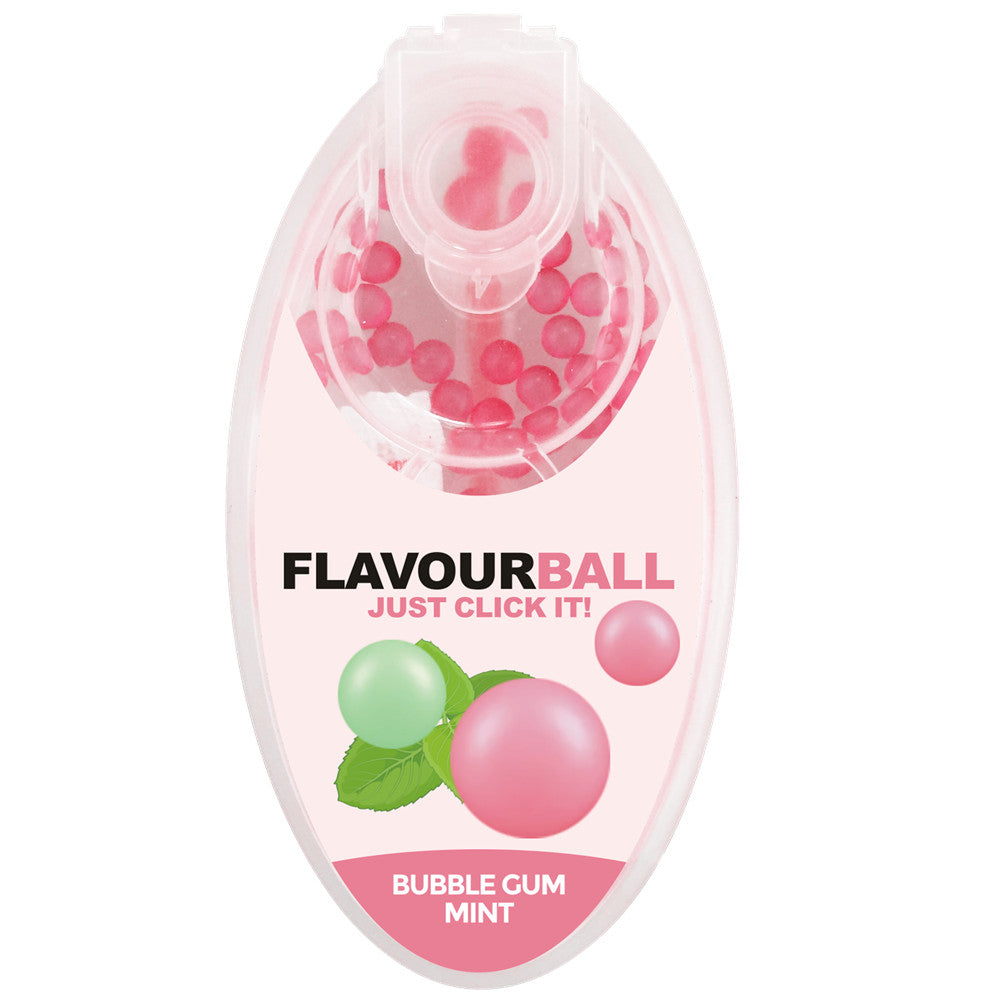 100 stk Cool Bubblegum Mint Flavour Balls i Pod - Aroma Kugler fra FLAVOUR BALLS hos The Prince Webshop