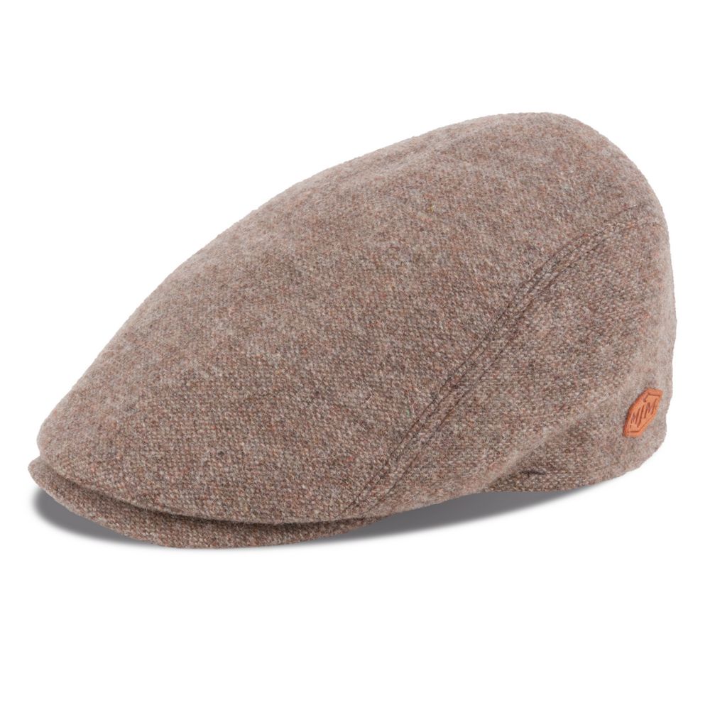 MJM BANG 88 Flat Cap - Beige Uldmix Sixpence - Flat Cap fra MJM Hats hos The Prince Webshop