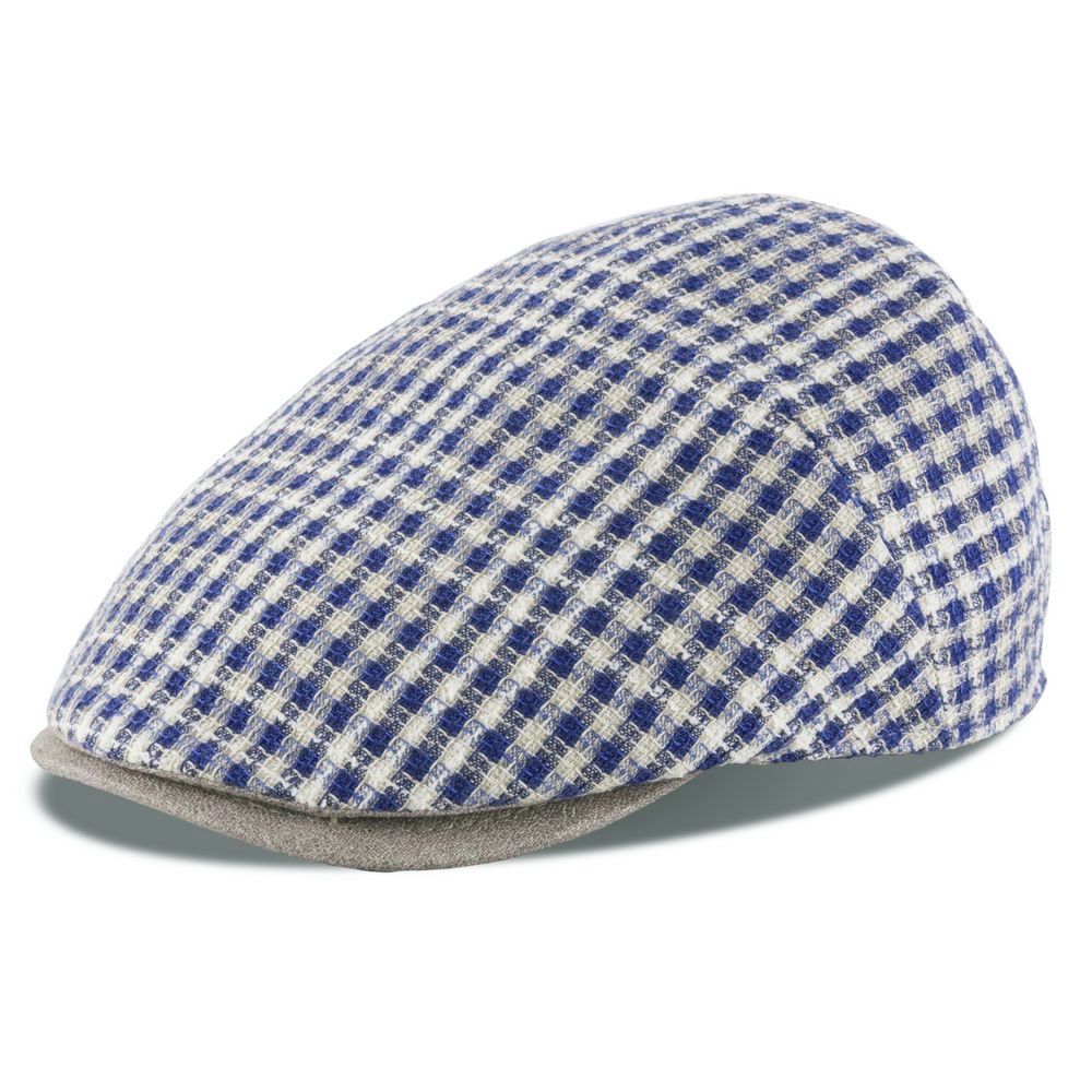 MJM Blue Line Basti – Linen Flat Cap - Flat Cap fra MJM Hats hos The Prince Webshop