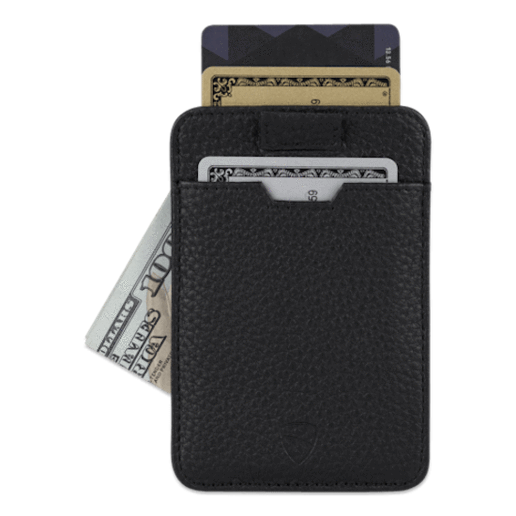 Vaultskin Chelsea Card Holder - Mat Sort Minimalist Pung - Kortholder fra Vaultskin London hos The Prince Webshop