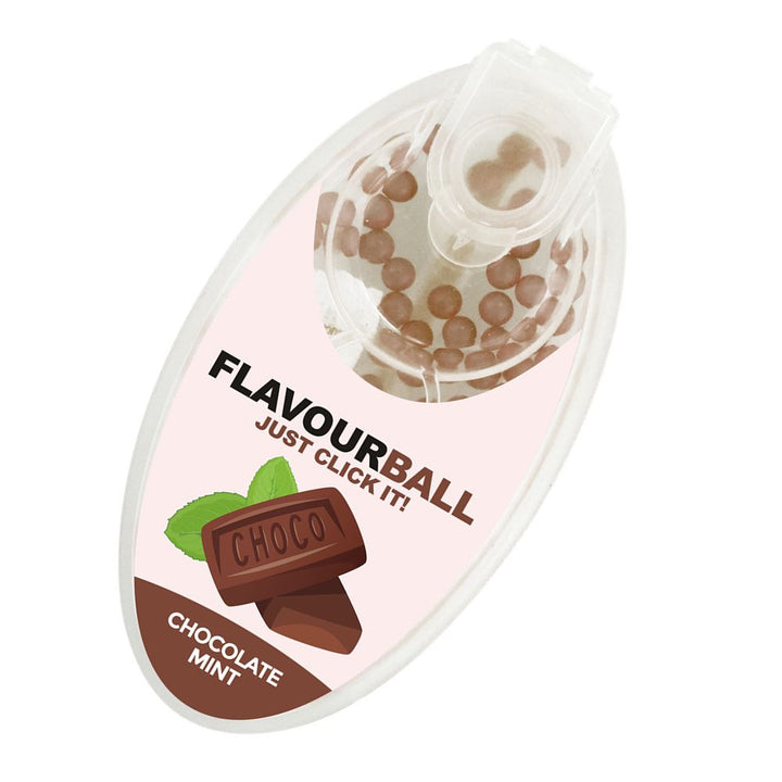 100 stk Chocolate Mint Flavour Balls i Pod - Aroma Kugler fra FLAVOUR BALLS hos The Prince Webshop