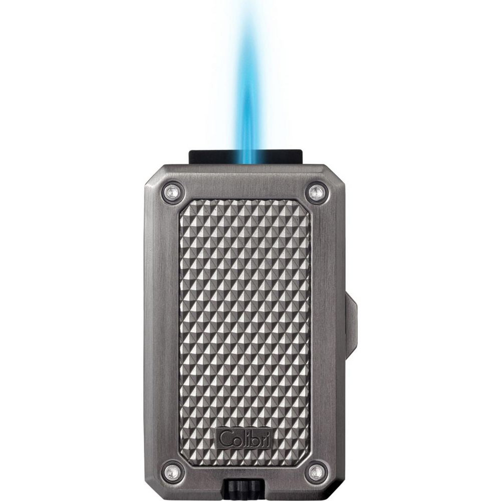 COLIBRI RALLY GUNMETAL mat 1 jet laser lighter - Lighter fra Colibri hos The Prince Webshop