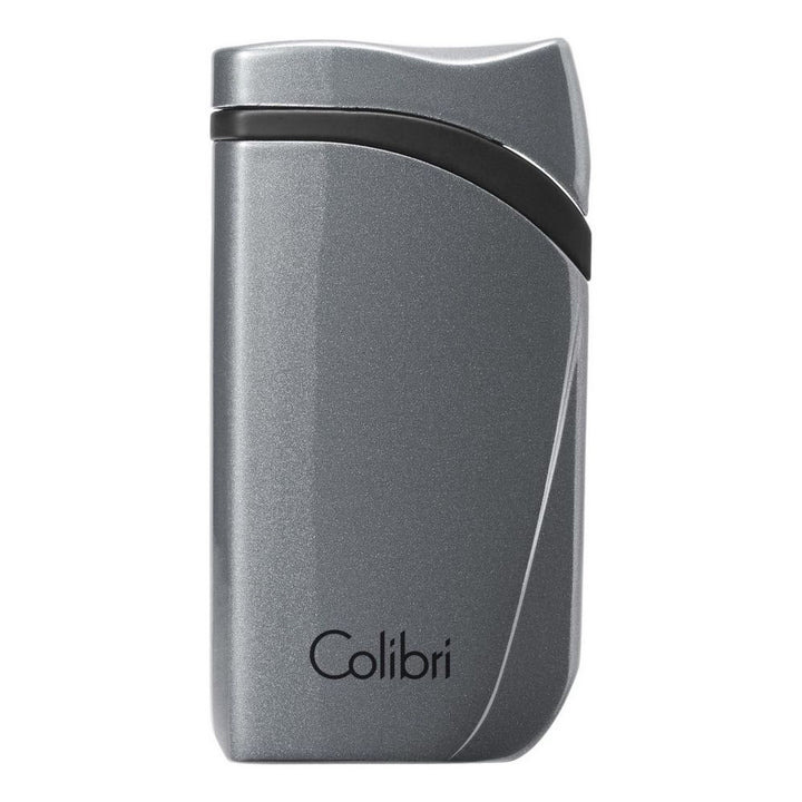 COLIBRI lighter Falcon - charcoal metallic angled jet flame - Lighter fra Colibri hos The Prince Webshop