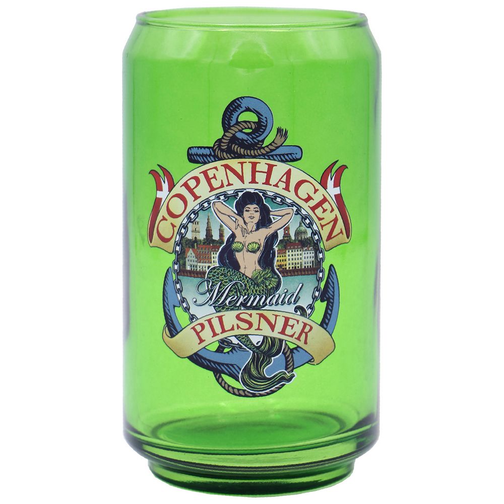 Øl Glas - Copenhagen Mermaid Pilsner - Ølglas fra Memories of Denmark hos The Prince Webshop