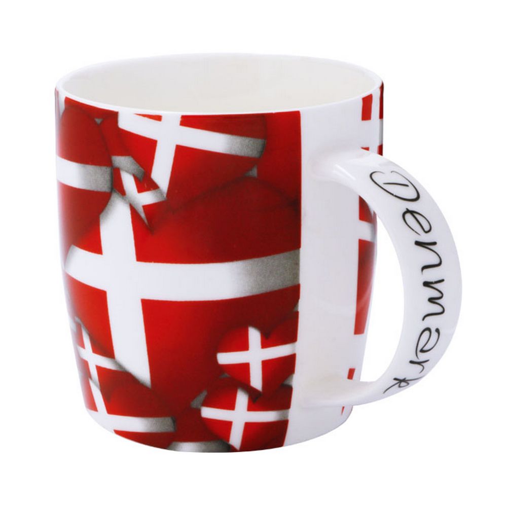 Memories of Denmark - Krus Hjerteflag - Krus fra Memories of Denmark hos The Prince Webshop