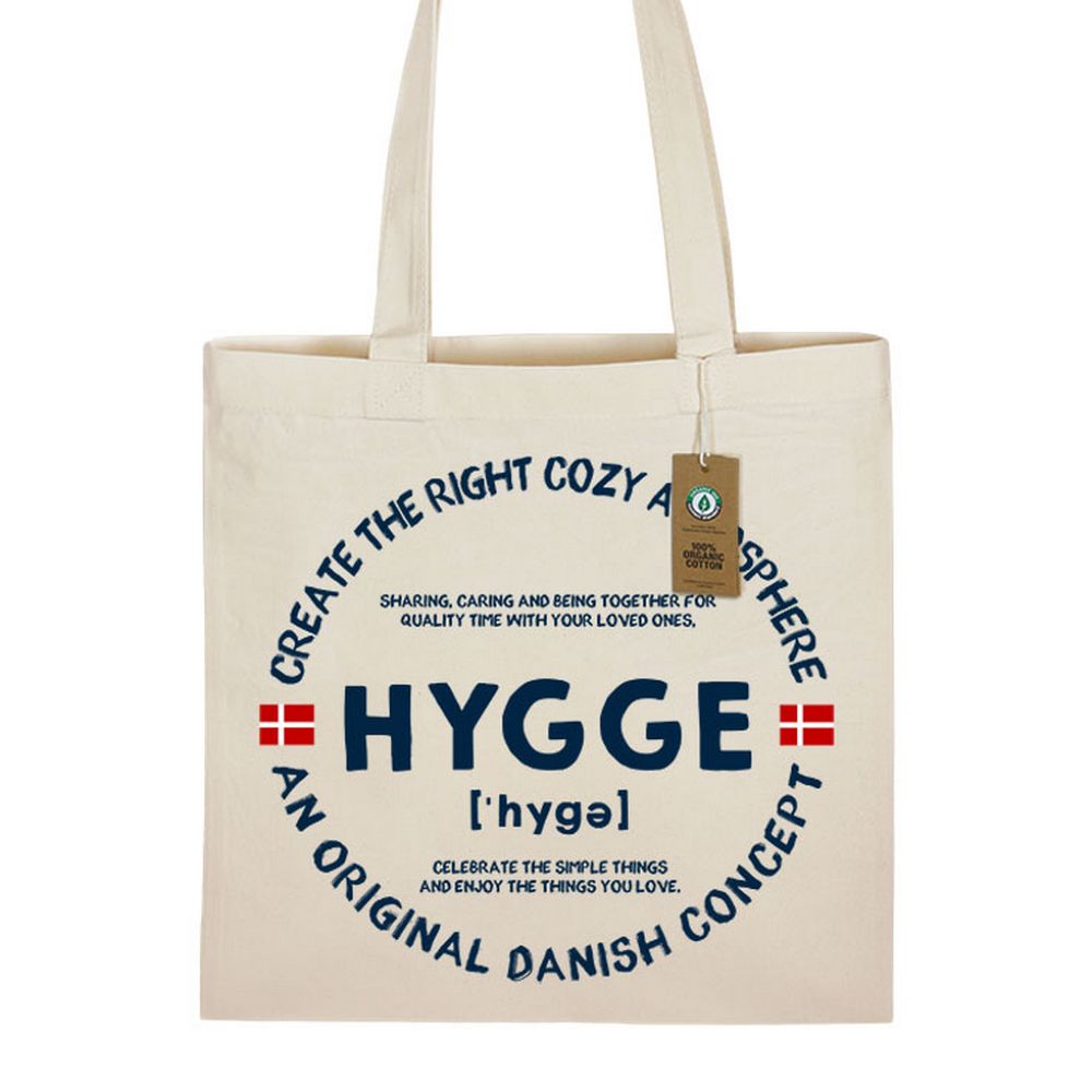 Danish HYGGE Mulepose - Natur - Tasker fra Memories of Denmark hos The Prince Webshop