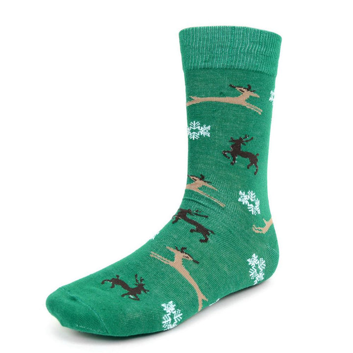 3 par Christmas Holiday Crew Socks - Jule Strømper - Herre Strømper fra Parquet hos The Prince Webshop