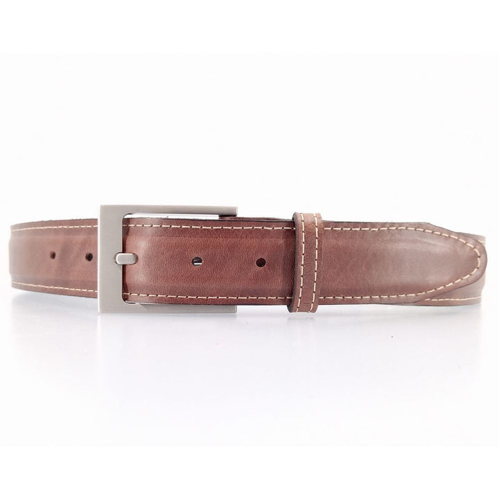 Lögum Læder Bælte - 100% Brunt Læder - Bælte fra The Leather Belt Co. hos The Prince Webshop